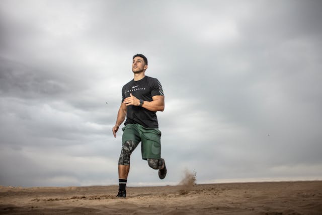 man running