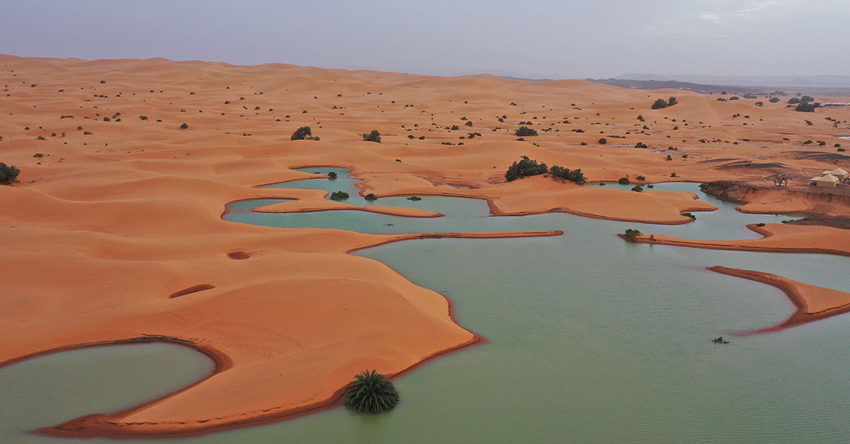 Sahara Desert Struck By Flood, Filling Lakes That Have Been Dry for 50 Years