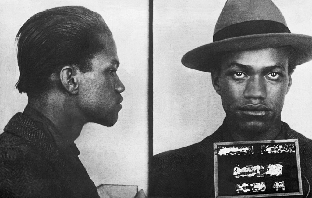 Malcolm X Mug shot 1944 