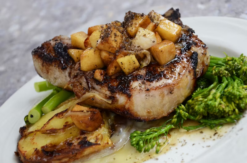 chicken potato and broccoli dinner