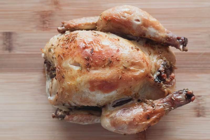a full cooked chicken