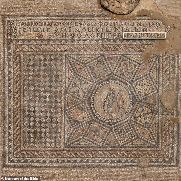 This 1,800-year-old mosaic contains the ancient Greek phrase: 'The god-loving Akeptous has offered the table to God Jesus Christ as a memorial.' This is the first recorded mention of the divinity of Christ