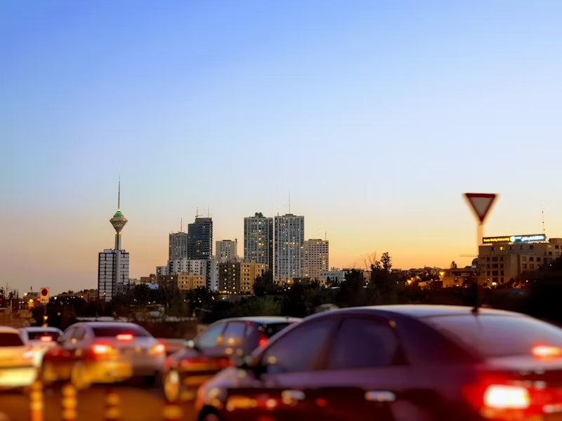 View of downtown Tehran