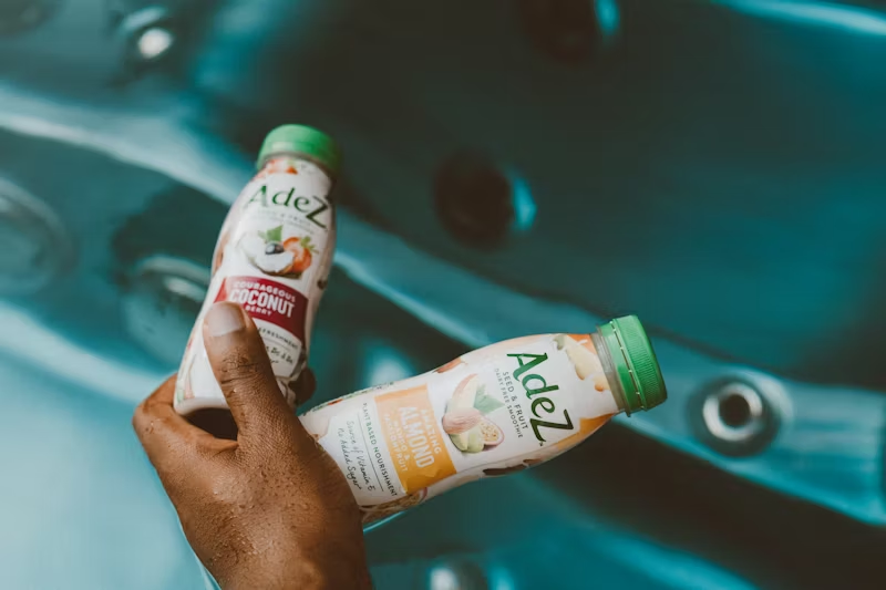 flavored yogurt drinks
