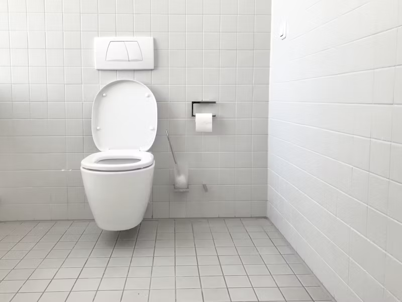 a public toilet stall