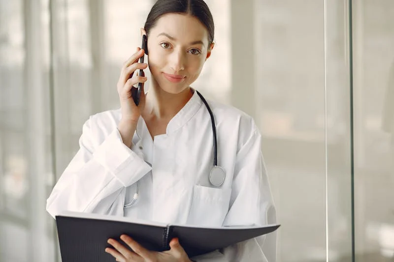 doctor on the phone