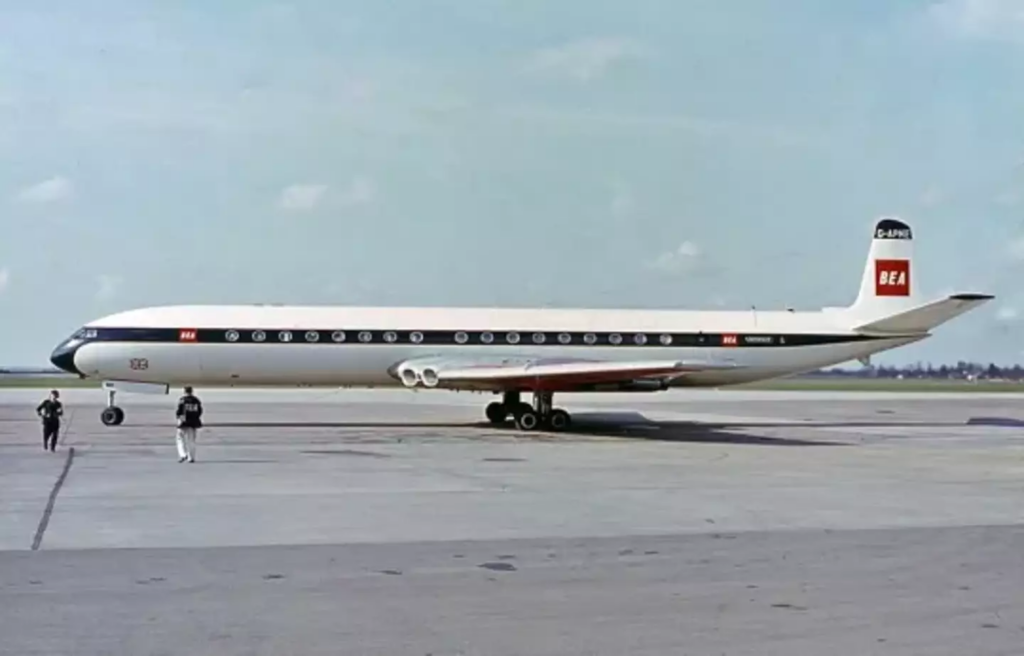 A similar-looking plane to the one which crashed over the Mediterranean