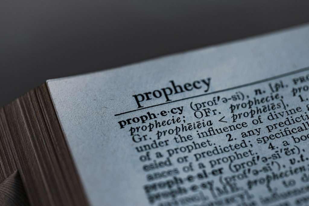 dictionary definition of prophecy