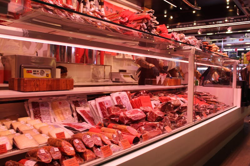 packaged grocery meat