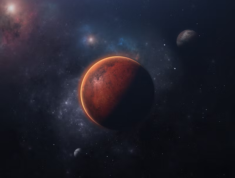 The planet Mars