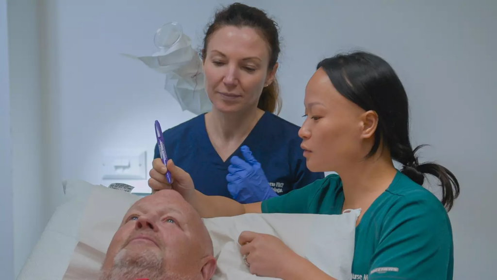 The dermatologist informed him the mystery lump was actually a lipoma 