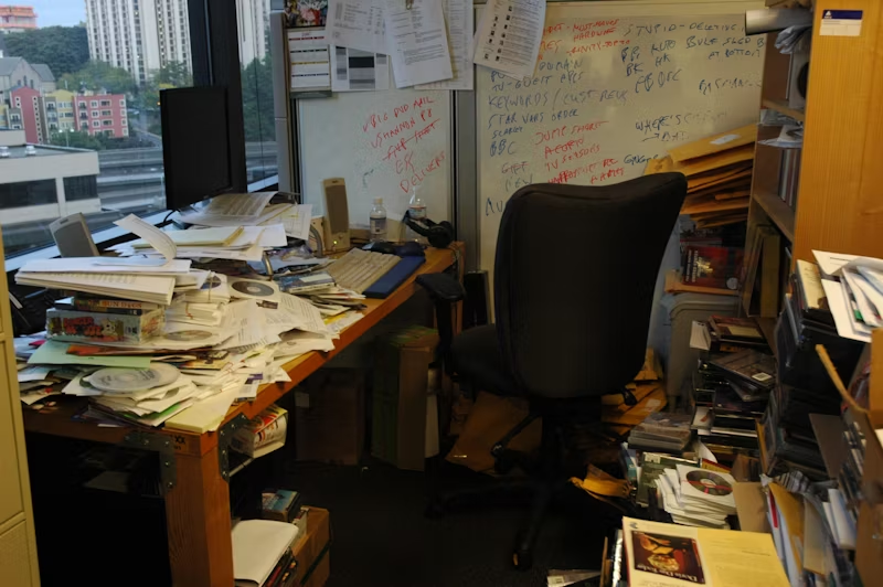 hectic office space