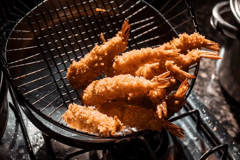 fried popcorn shrimp