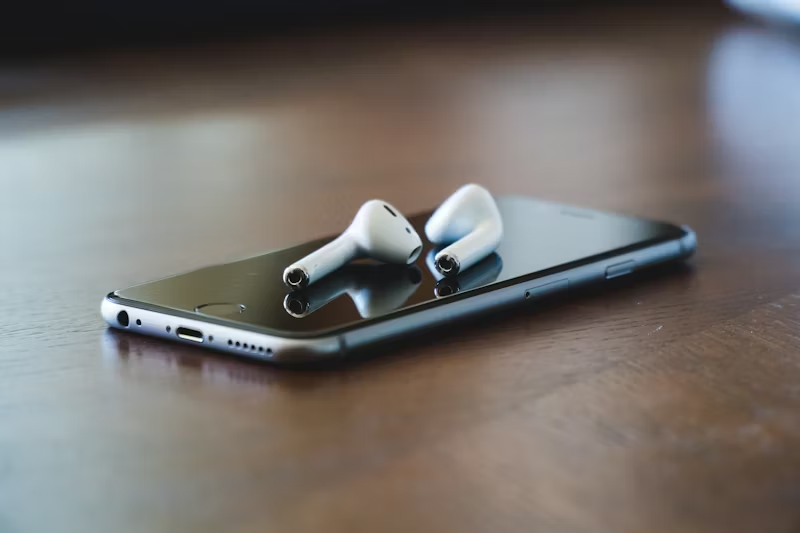 off phone and earbuds