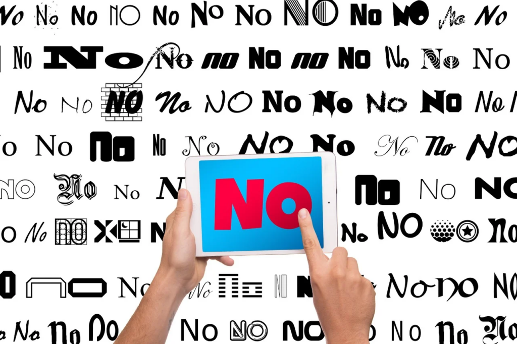 many No's