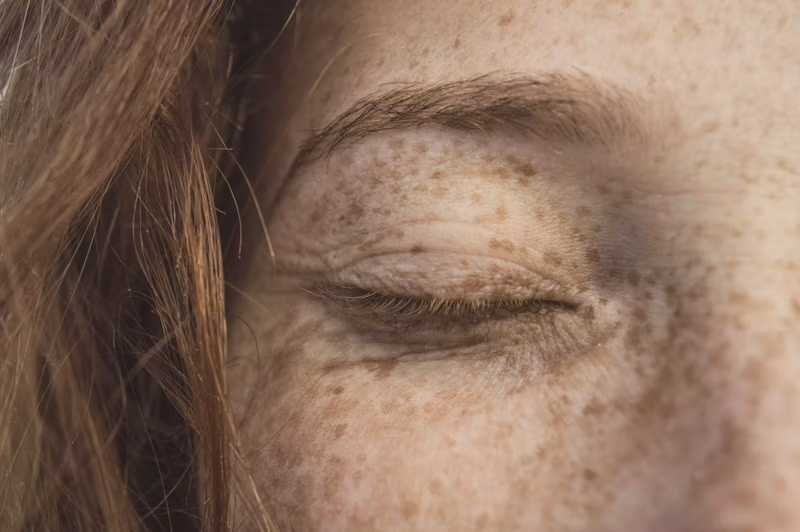 redhead close up