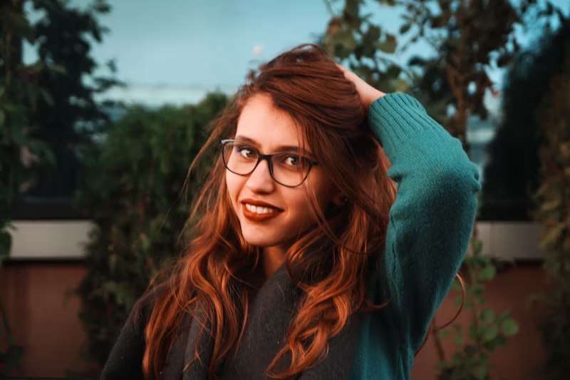 redhead woman
