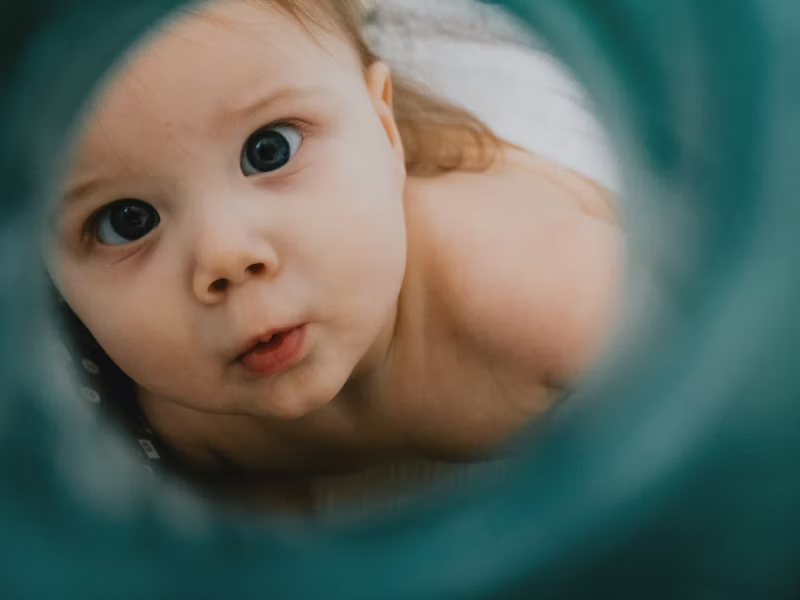 a curious baby