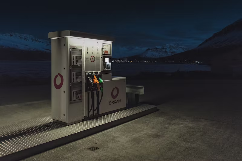 gas station
