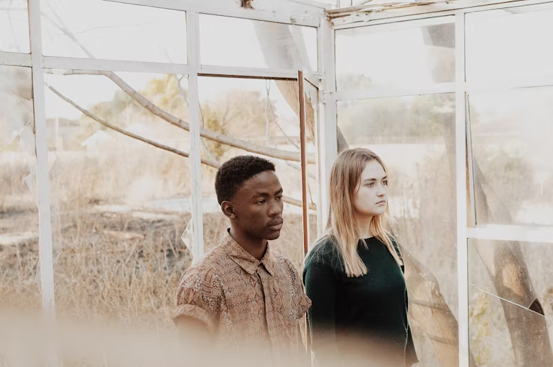 a black man and a white woman