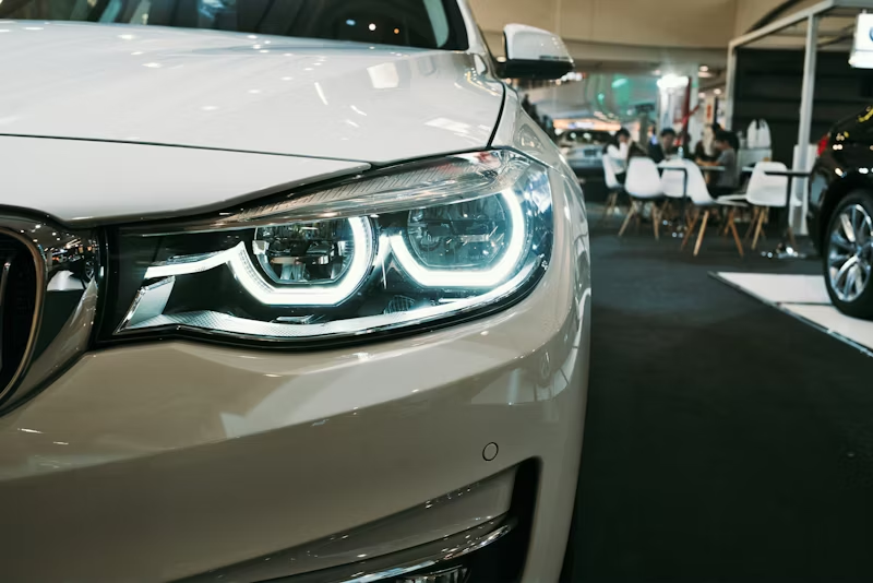 cutaway of a BMW front