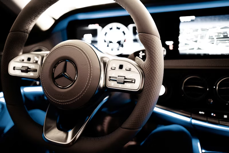 modern vehicle interior
