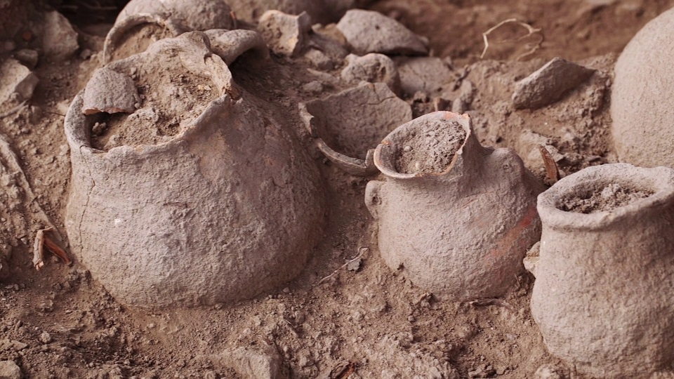 In the photo: The ancient tools discovered in the excavation will be displayed this week at the National Archeological Museum