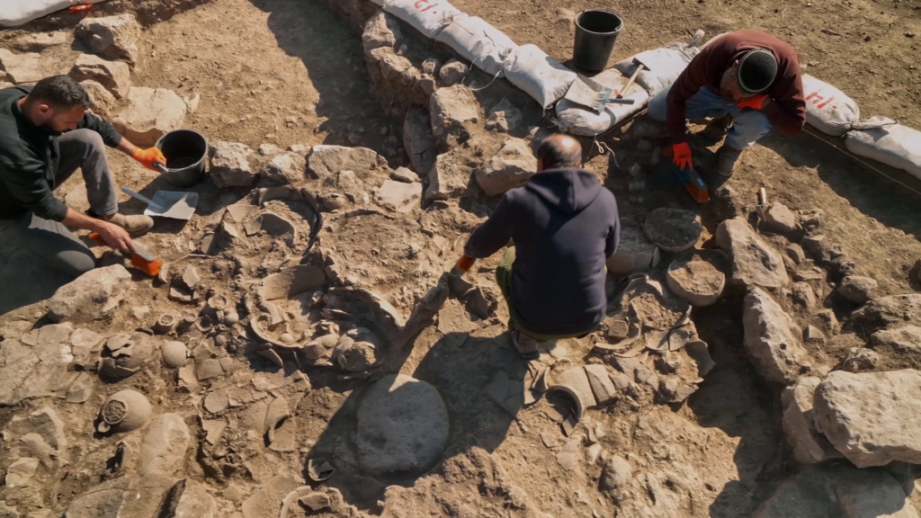 The IAA excavation near Beit Shemesh, in a photo released on October 29, 2024.