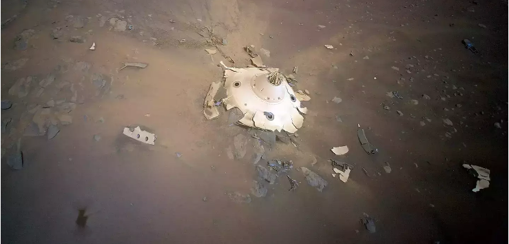 debris on Mars
