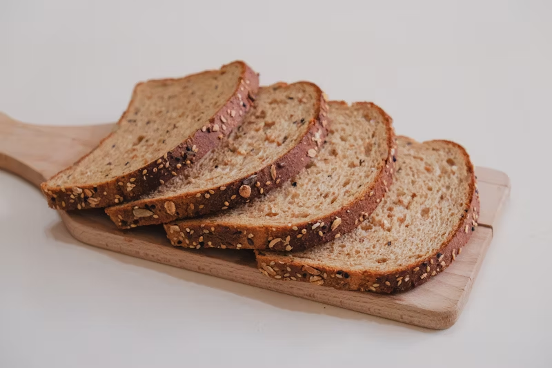 Sliced whole wheat bread