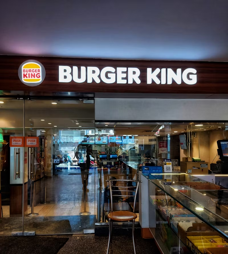 entrance to a Burger King