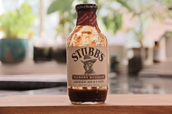 BBQ sauce on the counter