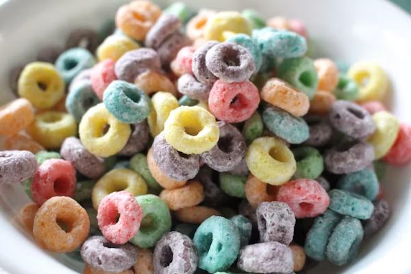 bowl of froot loops