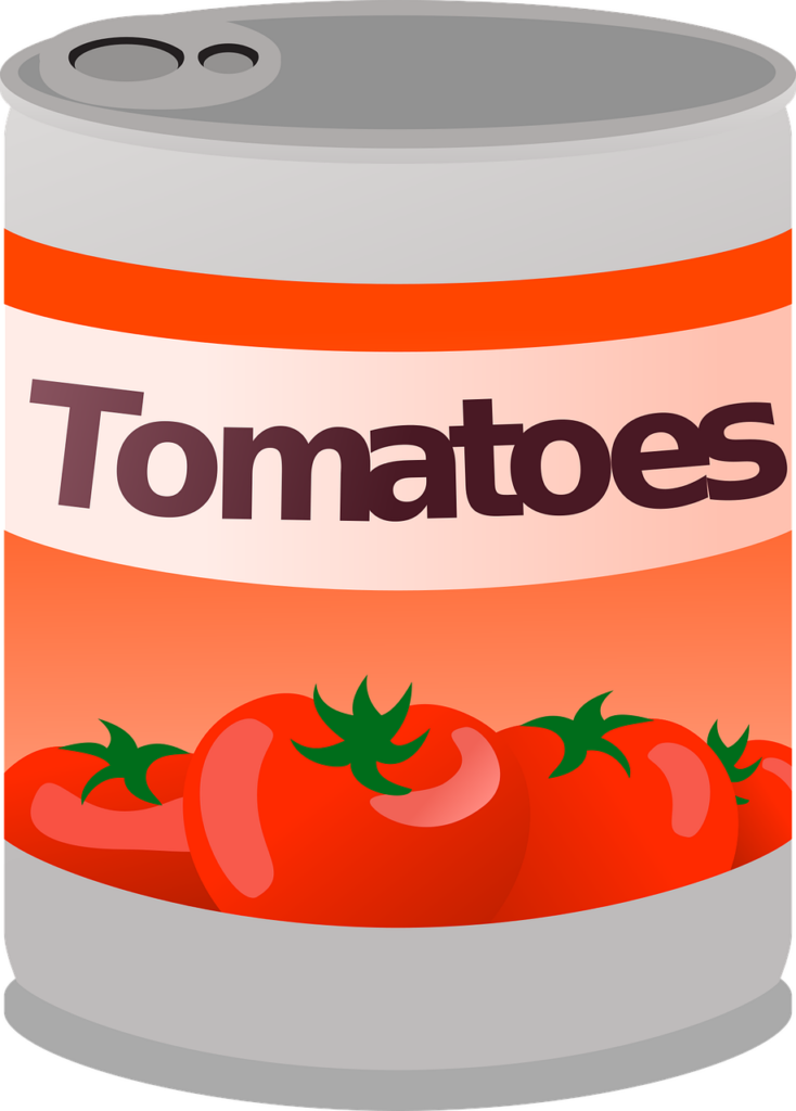 can of tomatoes