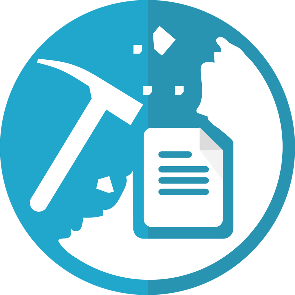 a symbol of mining into documentation