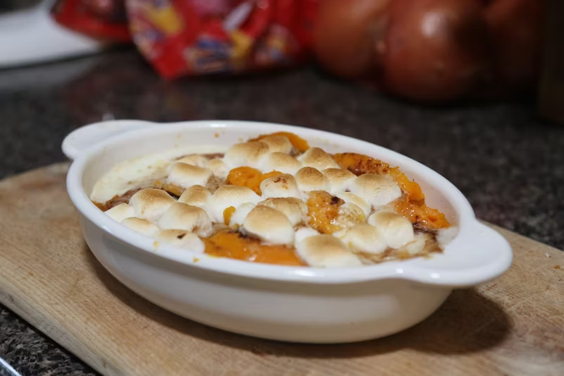 a sweet potato casserole