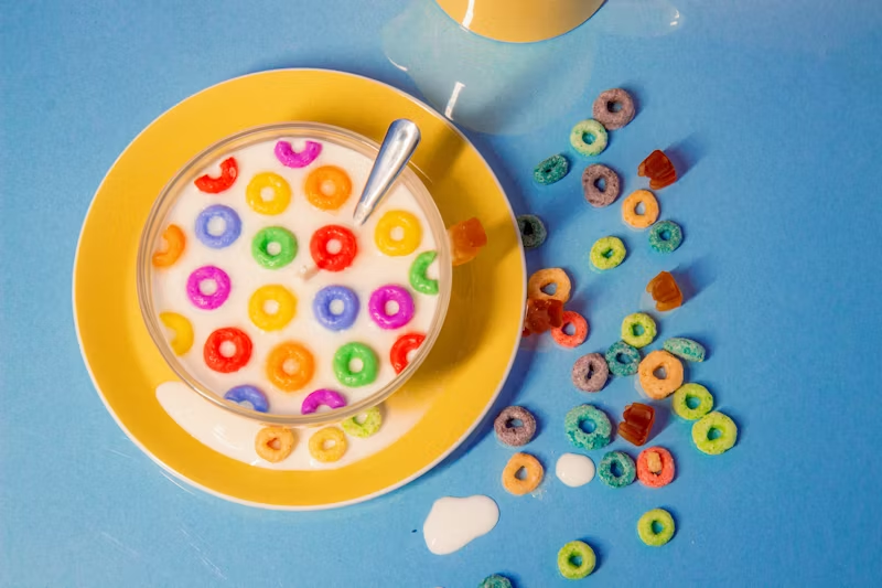 froot loops in a bowl