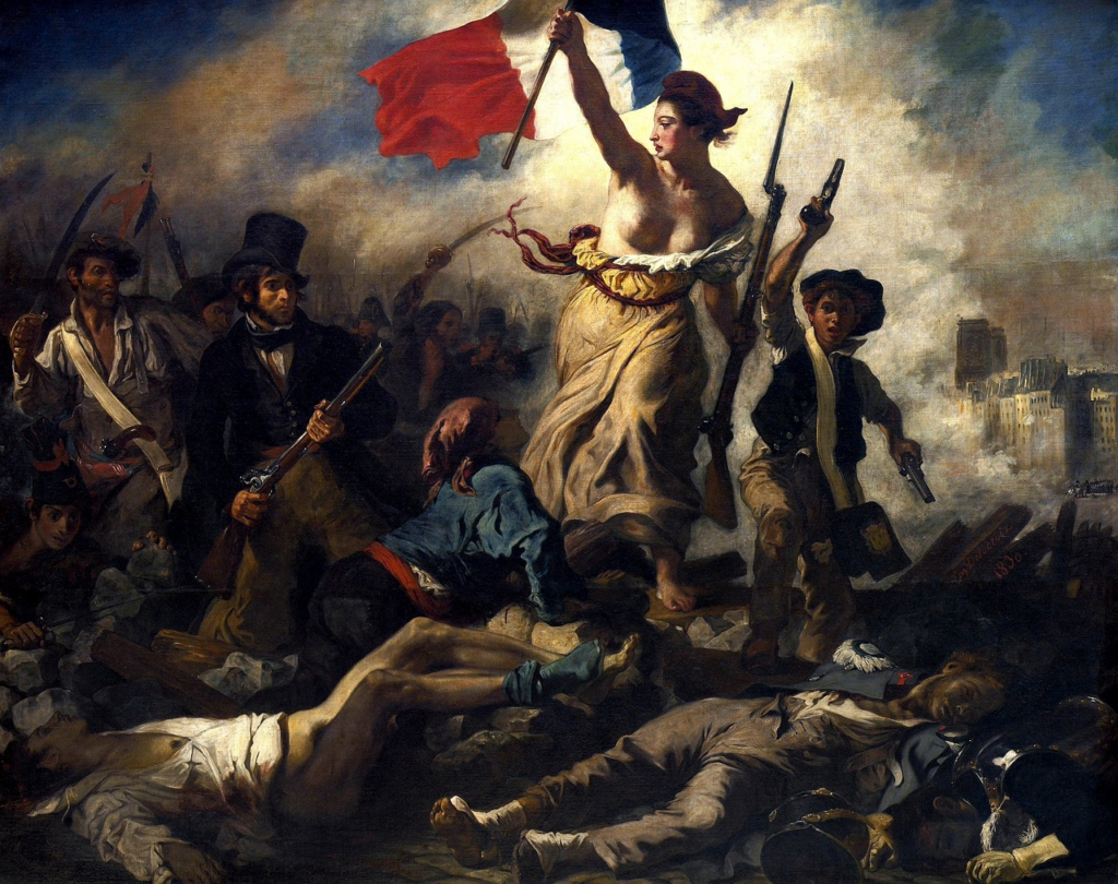 artist depicting the French Revolution