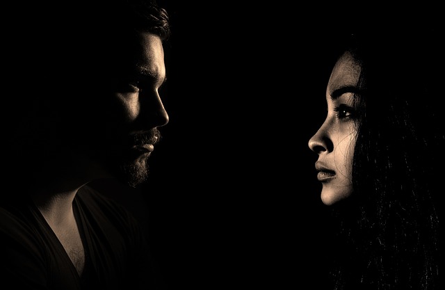 man and woman
