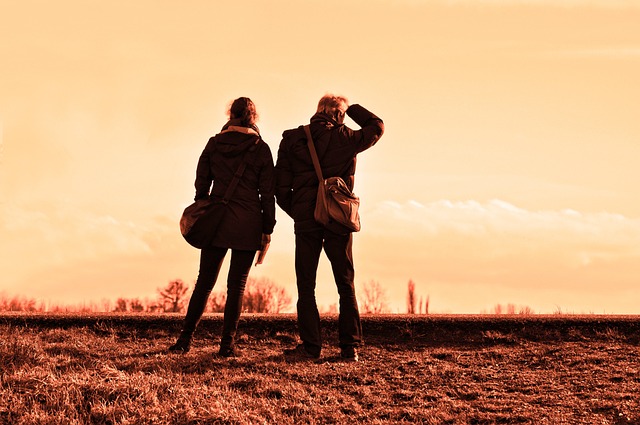 couple outside