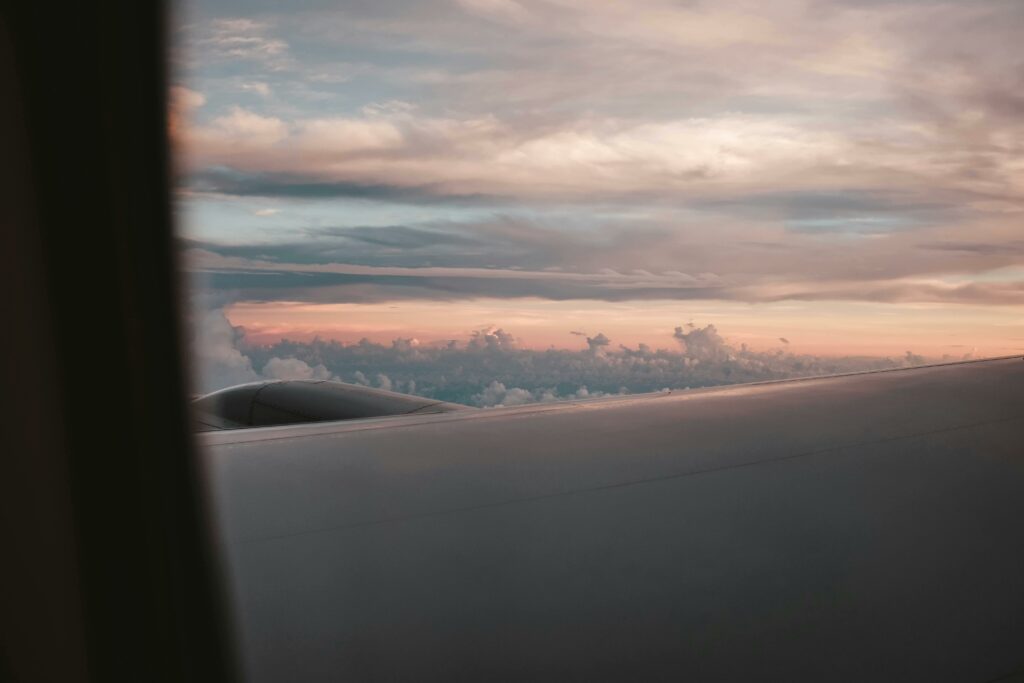 interesting view from an airline