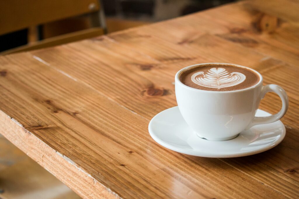 a cappuccino