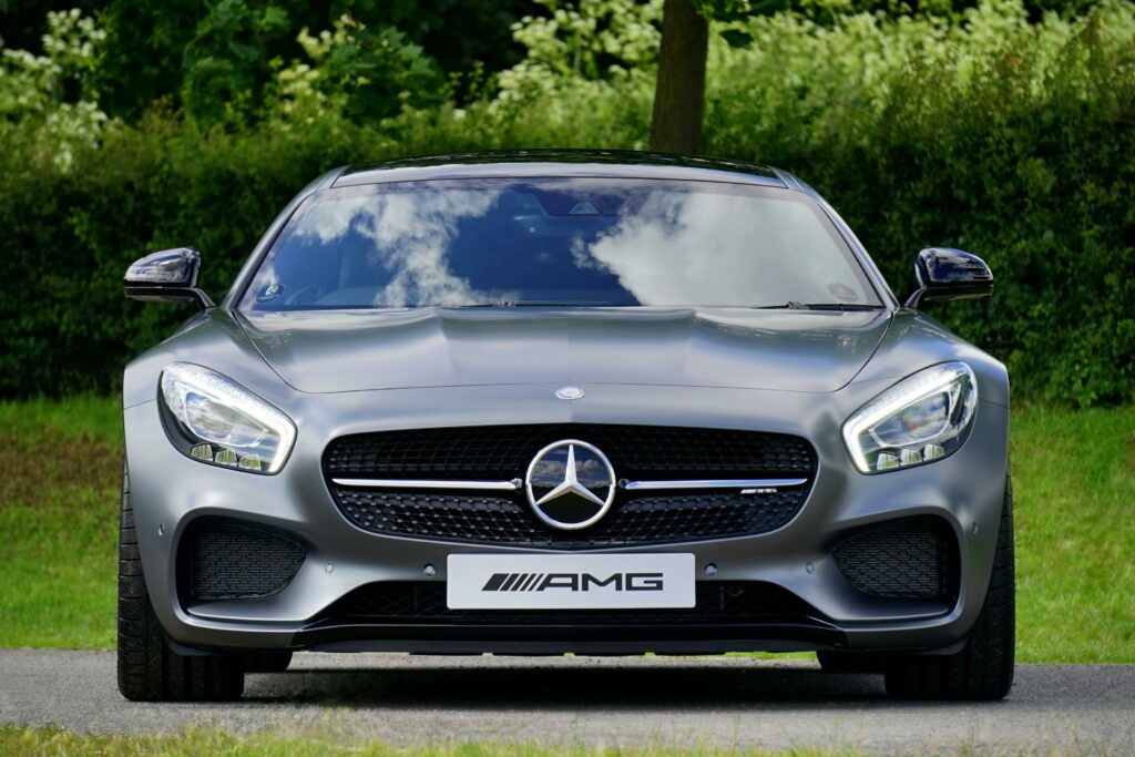 black mercedes