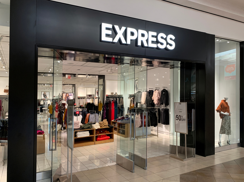 Springfield, Missouri - October 31, 2019: Express, Inc. is an American fashion retailer for young men and women headquartered in Columbus, Ohio.