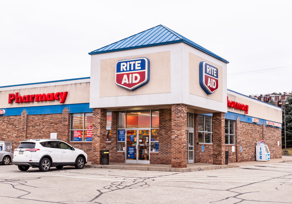 Homestead, Pennsylvania, USA 1/12/20 The Rite Aid Pharmacy, a retail chain throughout the country