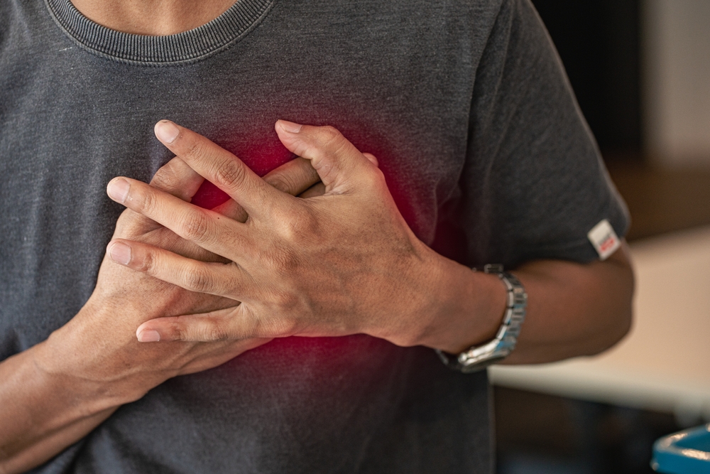 Chest pain can be caused by a cardiac medical emergency, such as coronary artery disease. myocardial infarction acute coronary syndrome pericarditis