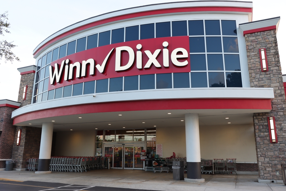MIAMI, FLORIDA USA - 08-22-2022 Exterior of a Winn Dixie store in Miami, Florida.
