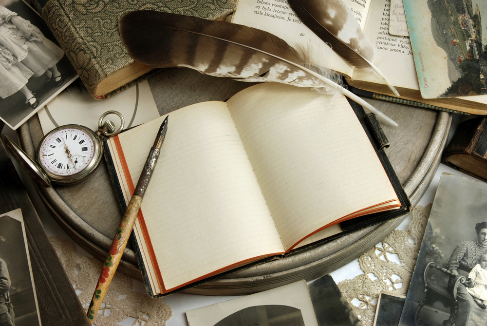 Vintage writing and photographs