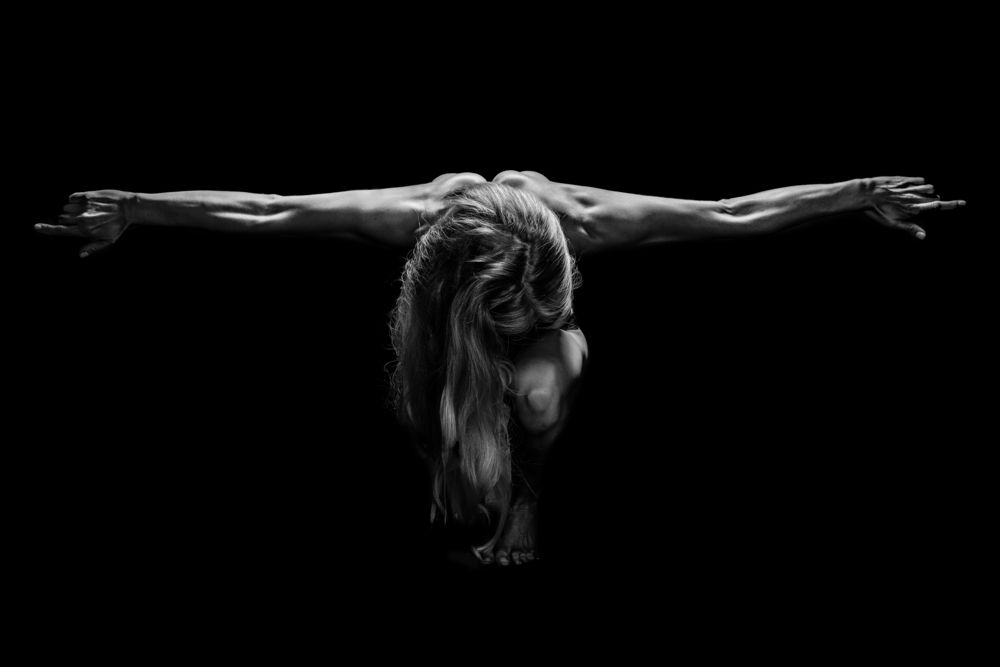 Art of a woman body builder