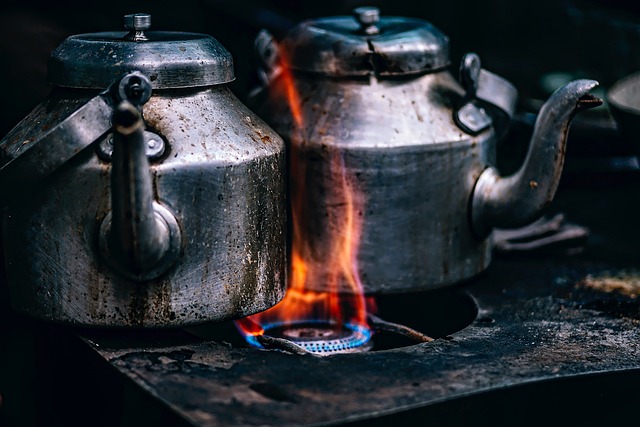 stove on